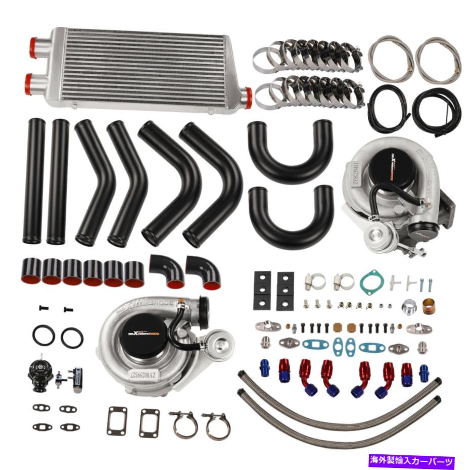 Turbo Charger 3.0L-5.0L +ツインターボ + BOV +インタークーラー +パイピング用のユニバーサルT04Eターボキット Universal T04e Turbo Kit for 3.0L-5.0L + Twin-turbo + BOV + Intercooler +Piping【並行輸入品】｜Us Custom Parts Shop USDM