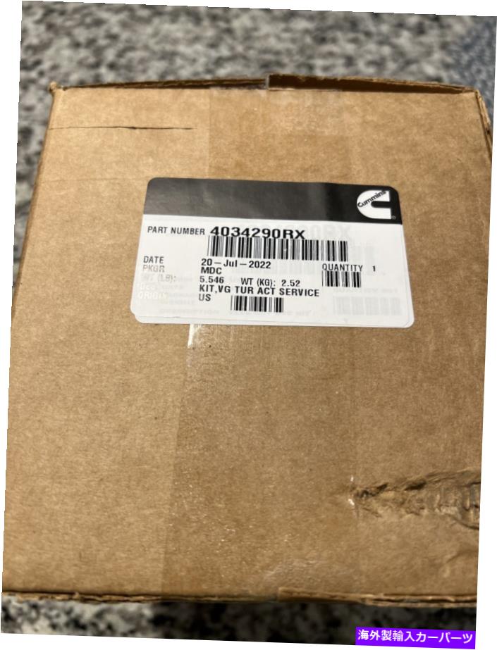Turbo Charger VGT 24ボルトカミンズターボパート4034290RX用の電子アクチュエータバッグ！ VGT 24 volts Electronic Actuator for Cummins Turbo part 4034290RX In The Bag !【並行輸入品】