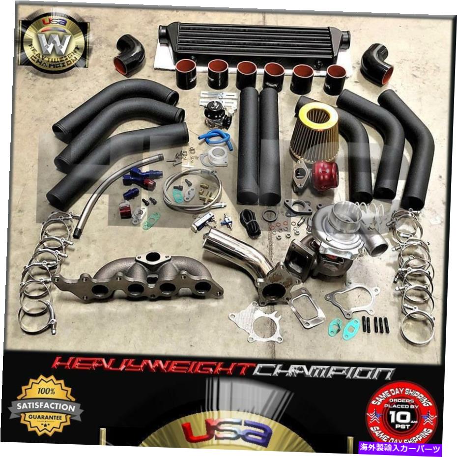 Turbo Charger 05-15 MAZDA MIATA MX-5 NC 2.0LターボチャージャーキットT3/T4マニホールド+インタークーラー+BOV 05-15 Mazda Miata MX-5 NC 2.0L Turbo Charger Kit T3/T4 Manifold+Intercooler+Bov【並行輸入品】