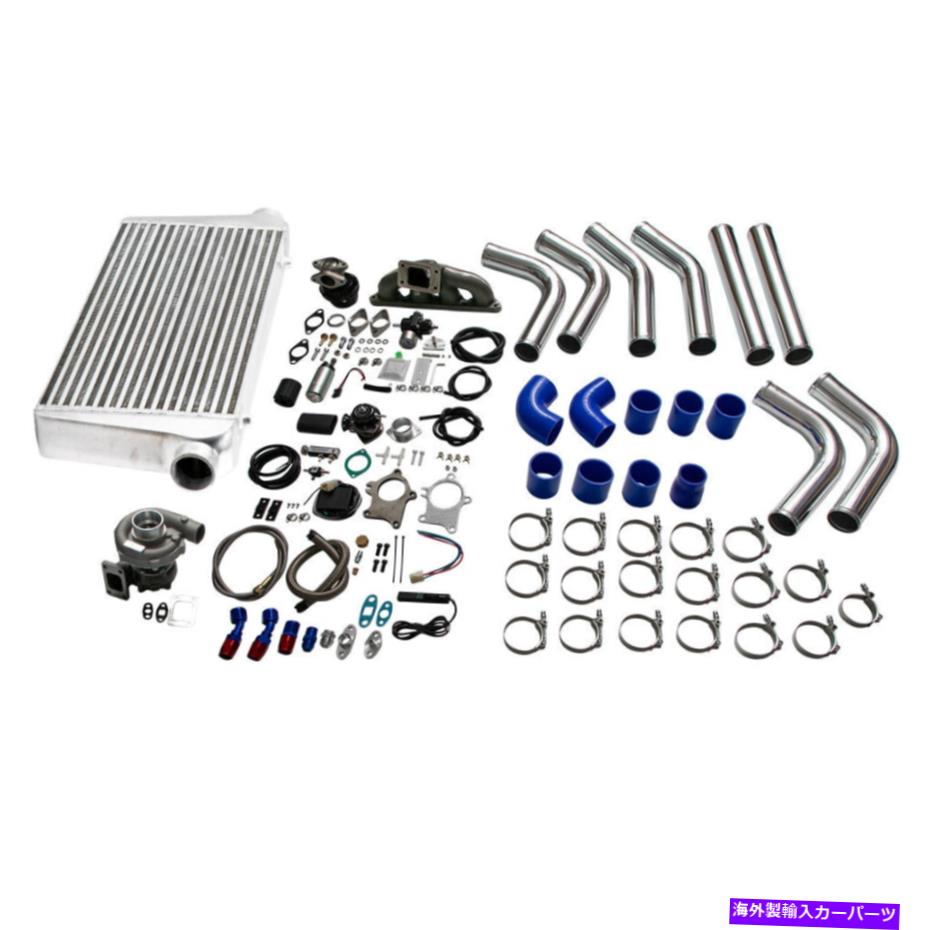Turbo Charger T3 Turbo 12PCS Kit TurboCharger＆WasteGate＆Bov＆Intercooler for Civic B16 B18 B20 T3 Turbo 12PCS Kit Turbocharger&Wastegate&BOV&Intercooler for Civic B16 B18 B20【並行輸入品】