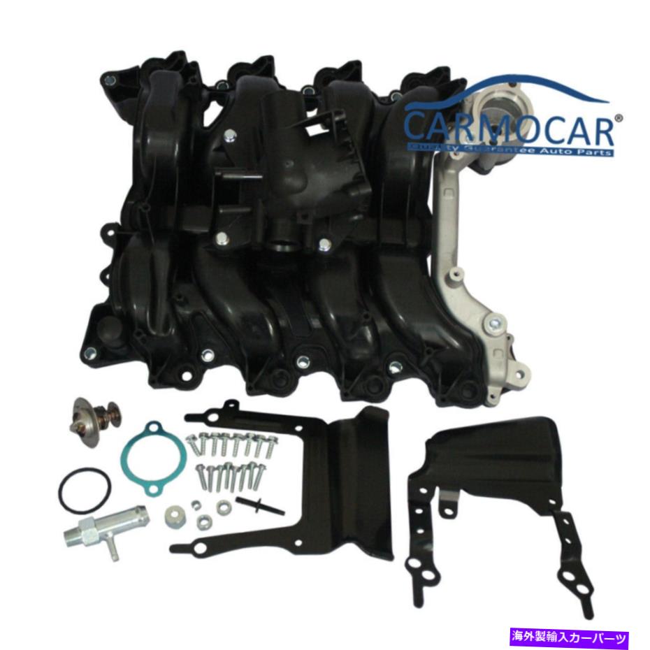 Intake Manifold フォードE-150 E-250用アッパーエンジン吸気マニホールドW/サーモスタット＆ガスケットキット For Ford E-150 E-250 Upper Engine Intake Manifold W/Thermostat & Gaskets Kit【並行輸入品】