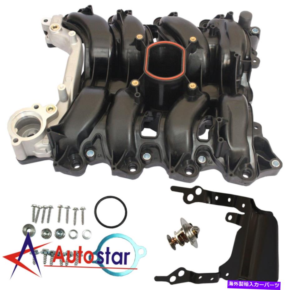 Intake Manifold フォードリンカーンマーキュリー4.6L V8用のサーモスタットガスケットOリングw/サーモスタットガスケット Intake Manifold w/ Thermostat Gaskets O-Rings For Ford Lincoln Mercury 4.6L V8【並行輸入品】