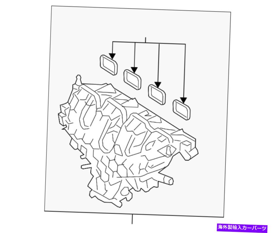 Intake Manifold 本物のフォード吸気マニホールドK2GZ-9424-A Genuine Ford Intake Manifold K2GZ-9424-A【並行輸入品】