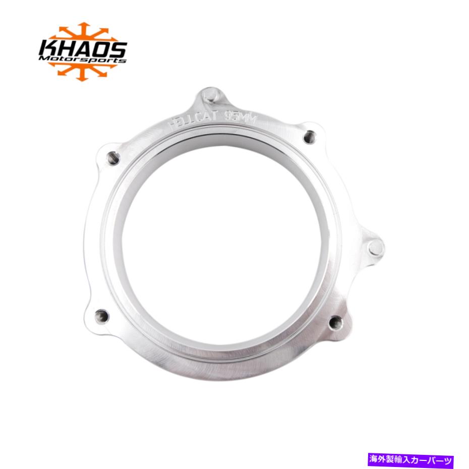 Intake Manifold カスタム吸気マニホールド6061アルミニウムのためのHellcatスロットルボディフランジ Hellcat Throttle Body Flange For Custom Intake Manifold 6061 Aluminum【並行輸入品】