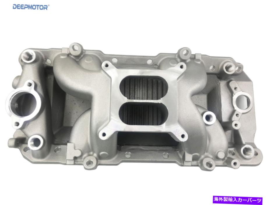 Intake Manifold BBCアルミニウムエアギャップ396-502 BB Chevy v8 Cycloneのデュアルプレーンインテークマニホールド BBC Aluminum Air Gap Dual Plane Intake Manifold for 396-502 BB Chevy V8 Cyclone【並行輸入品】