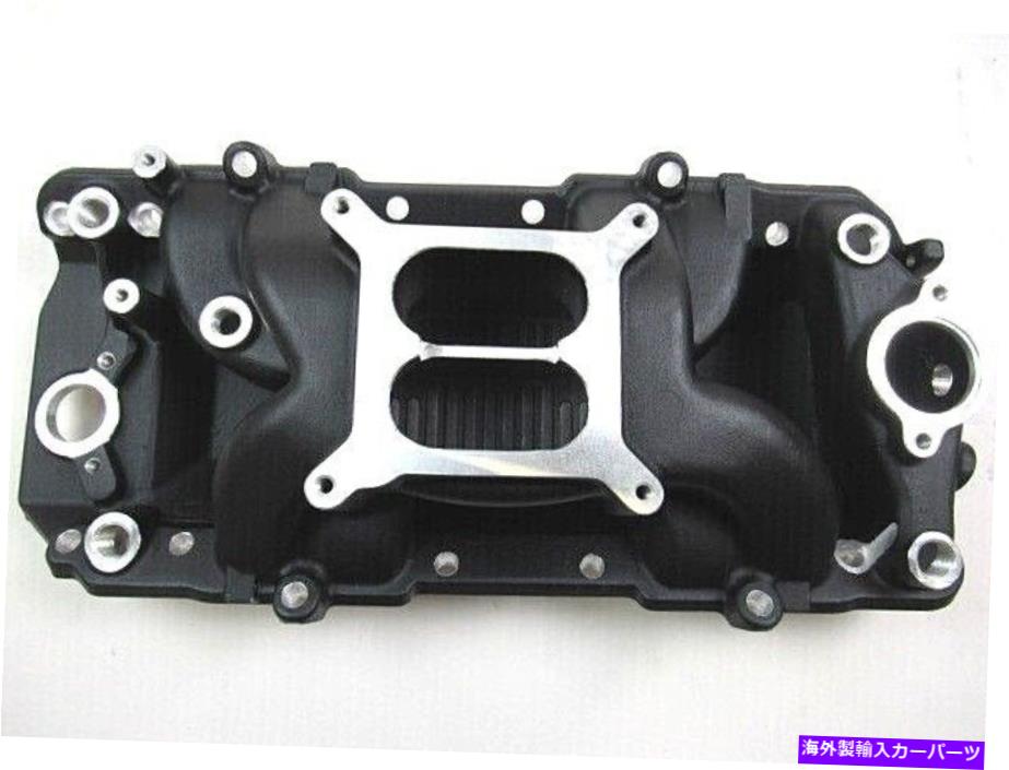 Intake Manifold 1965-1990 Chevy 396-454楕円形のポート1500-6500エアギャップ吸気マニホールドE42443BK 1965-1990 Chevy 396-454 Oval Port 1500-6500 Air Gap Intake Manifold E42443BK【並行輸入品】