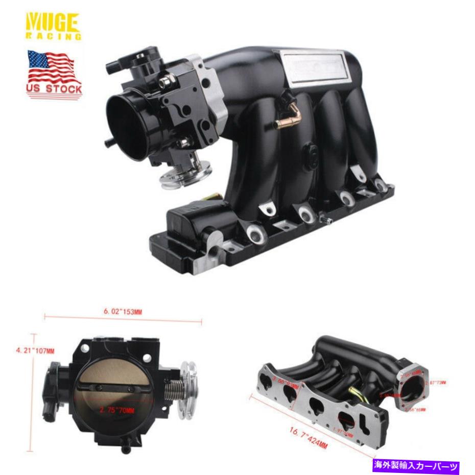 Intake Manifold 04-08 ACURA RSXベース06-11 CIVIC SIの米国摂取マニホールド＆スロットルボディK20Z3 US Intake Manifold & throttle Body K20Z3 For 04-08 Acura RSX Base 06-11 Civic Si【並行輸入品】