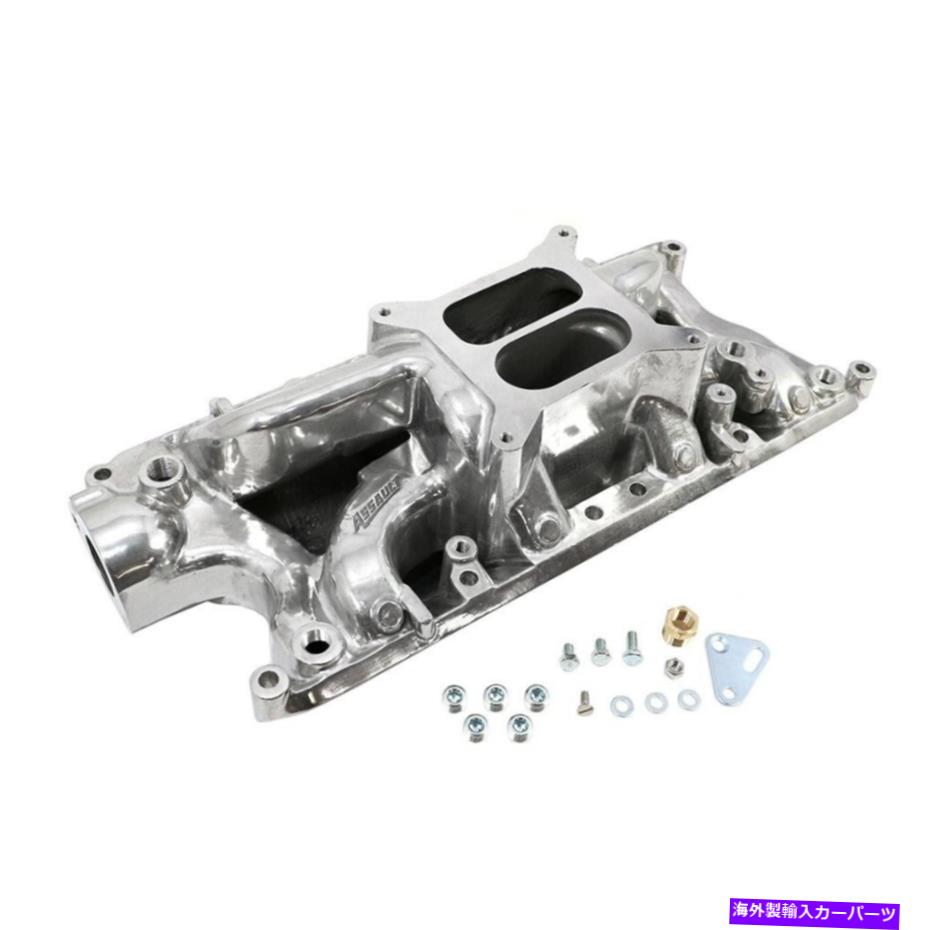 Intake Manifold フォードスモールブロック289 302ウィンザー研磨エアギャップアルミニウム摂取マニホールド Ford Small Block 289 302 Windsor Polished Air Gap Aluminum Intake Manifold【並行輸入品】