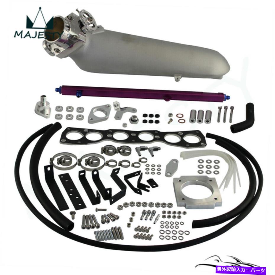 Intake Manifold 吸気マニホールド+スロットルボディ+トヨタスープラ2JZGTE JZA80 93-98 PLの燃料レール Intake Manifold+Throttle Body+Fuel Rail For Toyota Supra 2JZGTE JZA80 93-98 PL【並行輸入品】