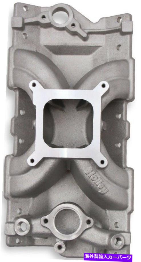Intake Manifold 新しいホーリーシングルプレーンインテークマニホールド、シルバーサテン、4.18 \