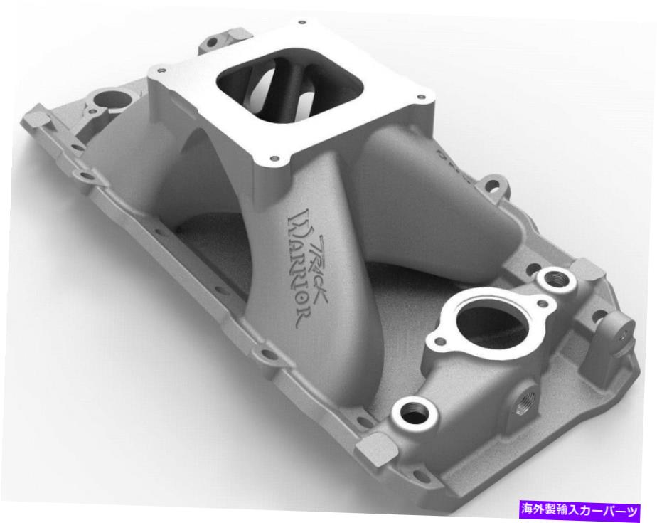 Intake Manifold Weiand Track Warrior Manifold、3000-7500、SP、Open Plenum、Oval Ports、4150 Carb、BBC WEIAND TRACK WARRIOR MANIFOLD,3000-7500,SP,OPEN PLENUM,OVAL PORTS,4150 CARB,BBC【並行輸入品】