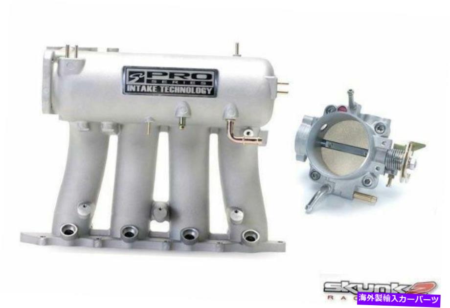 Intake Manifold Skunk2 Intake Manifold Pro Silver+Throttle Body Alpha 70mm B18A1/B18B1/B20B/B20Z SKUNK2 Intake Manifold Pro Silver+Throttle Body Alpha 70mm B18A1/B18B1/B20B/B20Z【並行輸入品】