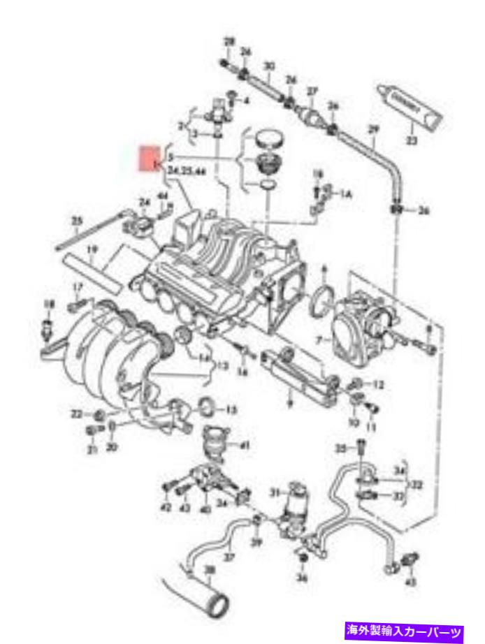Intake Manifold 本物のVWスコーダシートゴルフR32と吸気マニホールド - 上部06A133203FA Genuine VW SKODA SEAT Golf R32 Plus Intake Manifold - Upper Part 06A133203FA【並行輸入品】