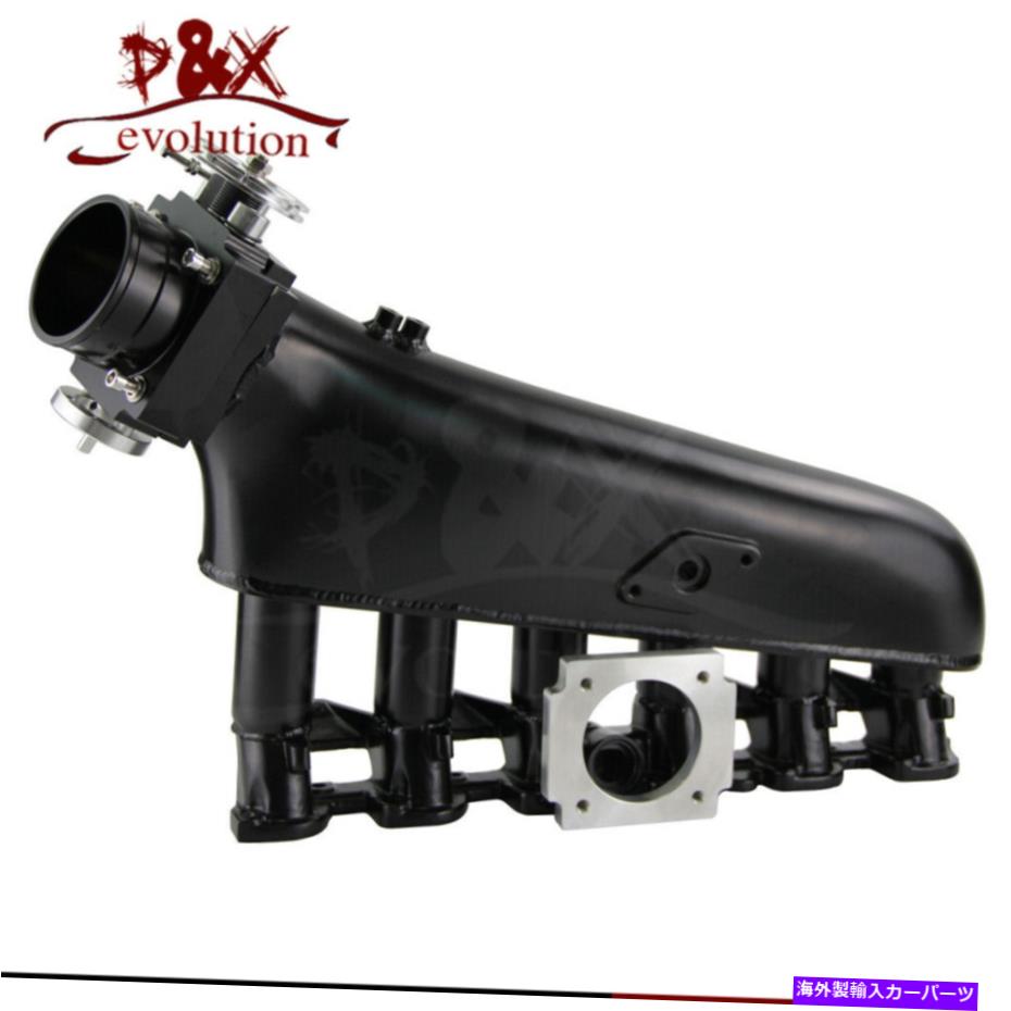 Intake Manifold 摂取マニホールド + BMW E30 M20 320I / 325I 87-91用のユニバーサル80mmスロットルボディ Intake Manifold + Universal 80mm Throttle body For BMW E30 M20 320i / 325i 87-91【並行輸入品】