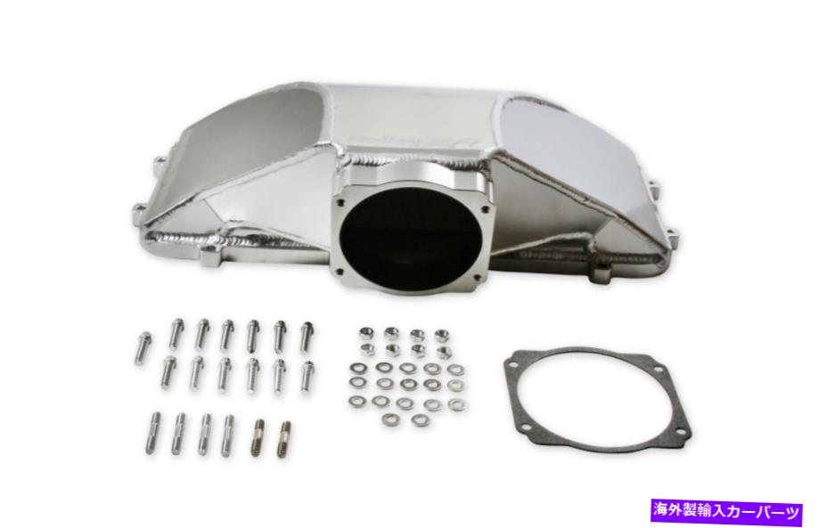 Intake Manifold ホリー300-286シルバーハイラム105mmサイドマウントプレナムトップミスティックセーブルLS Holley 300-286 Silver Hi-Ram 105MM Side Mount Plenum Top for Mystique Sable LS【並行輸入品】