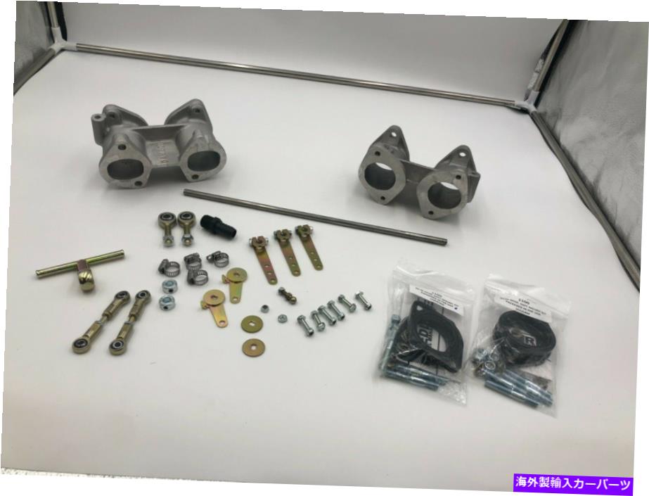 Intake Manifold BMW 2002 1800インテークマニホールド＆リンケージツインDCOEウェーバーBMW HIパフォーマンスE BMW 2002 1800 INTAKE MANIFOLD & LINKAGE TWIN DCOE WEBER BMW HI PERFORMANCE E【並行輸入品】