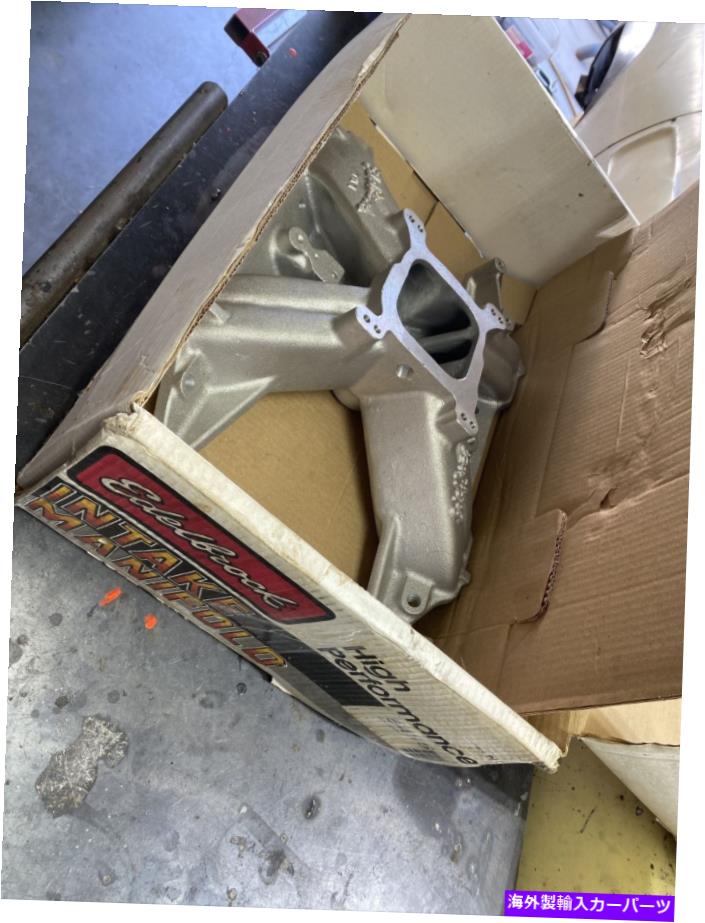 Intake Manifold MOPAR 440マグナムインテークマニホールド、エデルブロックTM7、ダッジプリマスクライスラー Mopar 440 Magnum intake manifold, Edelbrock TM7, Dodge Plymouth Chrysler【並行輸入品】