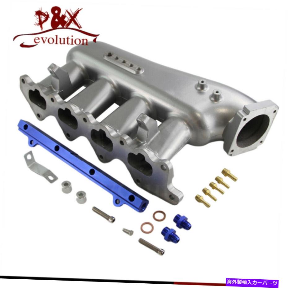 Intake Manifold 三菱ランサーの吸気マニホールド+燃料レール4 5 6 7 8 9 2.0turbo Intake Manifold+ Fuel Rail for Mitsubishi Lancer Evolution 4 5 6 7 8 9 2.0Turbo【並行輸入品】