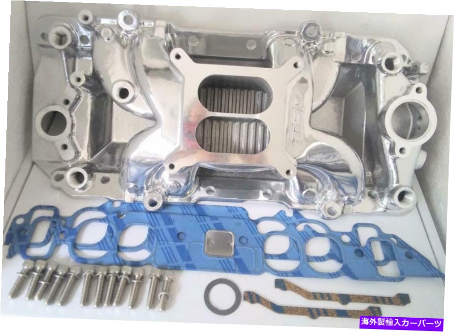Intake Manifold BBCHEVY 396 402 454研磨エアガップアルミニウム吸気マニホールドデュアルプレーンキット BBChevy 396 402 454 Polished AirGap Aluminum Intake Manifold Dual Plane Kit【並行輸入品】｜Us Custom Parts Shop USDM