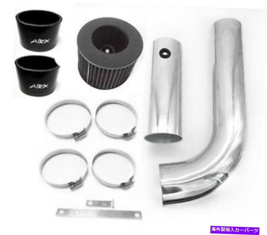 Intake Manifold 2005年から2008年のAcura RL 3.5L V6 Cold Air Intake KitのAirx RacingBlack2PC AirX Racing Black 2PC For 2005-2008 Acura RL 3.5L V6 Cold Air Intake Kit【並行輸入品】