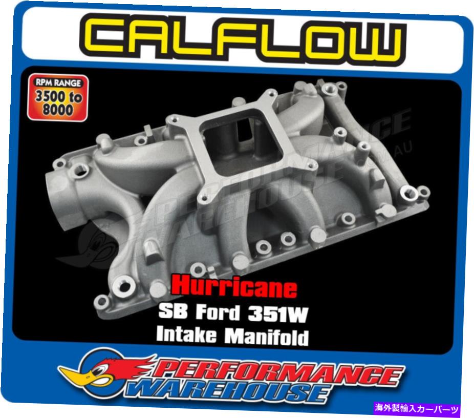 Intake Manifold ハリケーンSBフォード351Wシングルプレーン吸気マニホールドハイパフォーマンス HURRICANE SB FORD 351W SINGLE-PLANE INTAKE MANIFOLD HI-PERFORMANCE【並行輸入品】|Us Custom Parts Shop USDM
