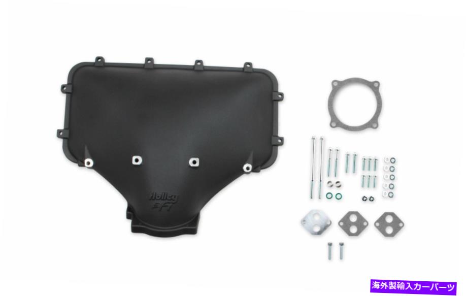 Intake Manifold HI-RAM 95mm鋳造サイドマウントプレナムトップ-300-303bk HI-RAM 95MM Cast Side Mount Plenum Top - 300-303BK【並行輸入品】