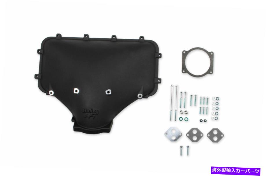 Intake Manifold HI-RAM 105mm鋳造サイドマウントプレナムトップ-300-302bk HI-RAM 105MM Cast Side Mount Plenum Top - 300-302BK【並行輸入品】