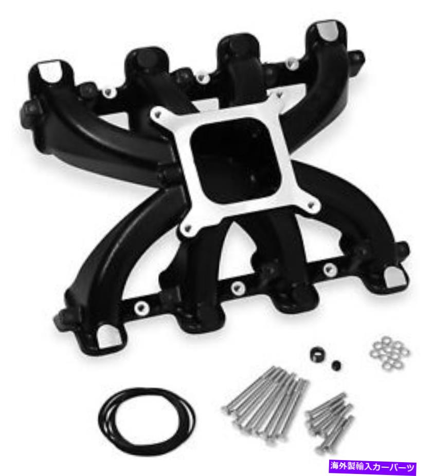 Intake Manifold 新しいホーリーシングルプレーンインテークマニホールド、ブラック、4150平方ボア、LS1、LS2、LS6 NEW HOLLEY SINGLE PLANE INTAKE MANIFOLD,BLACK,4150 SQUARE BORE,LS1,LS2,LS6【並行輸入品】|Us Custom Parts Shop USDM