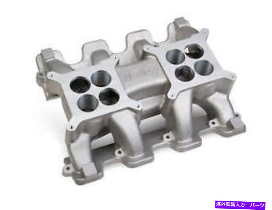 Intake Manifold Holley LSキャブレターマニホールド2x4デュアルプレーンLS3/L92-300-133 Holley LS Carbureted Manifold 2x4 Dual Plane LS3/L92 - 300-133【並行輸入品】
