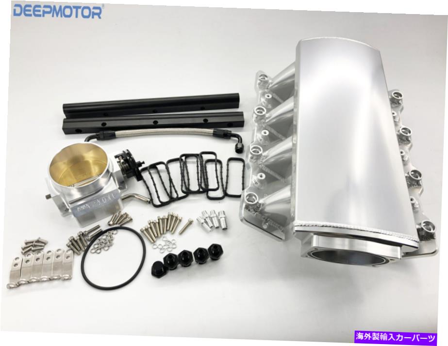 Intake Manifold ロープロファイルLS3 L92 102mmファブインテークマニホールド +燃料レール + 102mmスロットルボディ Low Profile LS3 L92 102mm Fab Intake Manifold + Fuel Rails + 102mm Throttle Body【並行輸入品】｜Us Custom Parts Shop USDM
