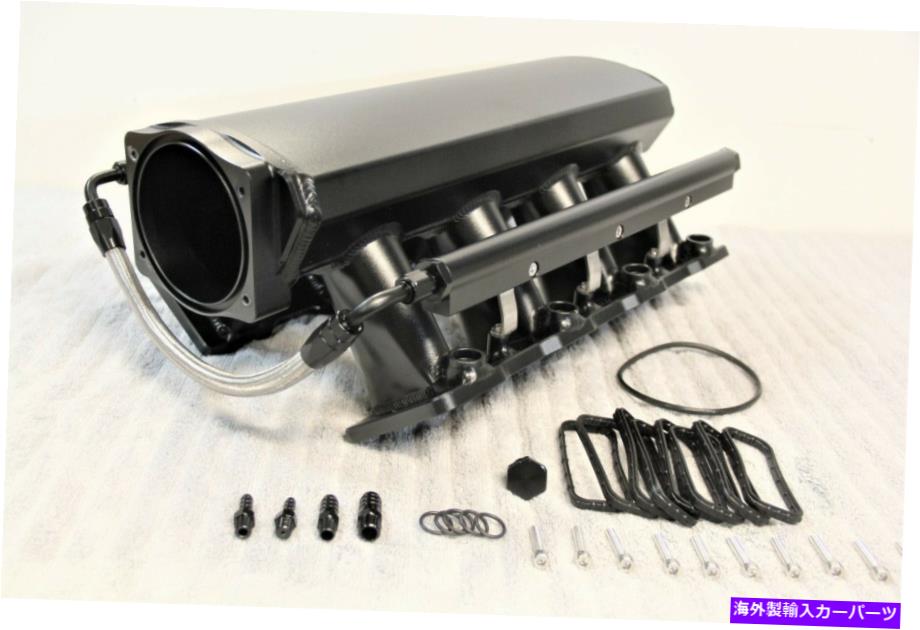 Intake Manifold 102mm T6061アルミニウム製造LS1 LS2 LS6吸気マニホールド5.3L 6.0L 5.7Lブラック 102MM T6061 ALUMINUM FABRICATED LS1 LS2 LS6 INTAKE MANIFOLD 5.3L 6.0L 5.7L BLACK【並行輸入品】