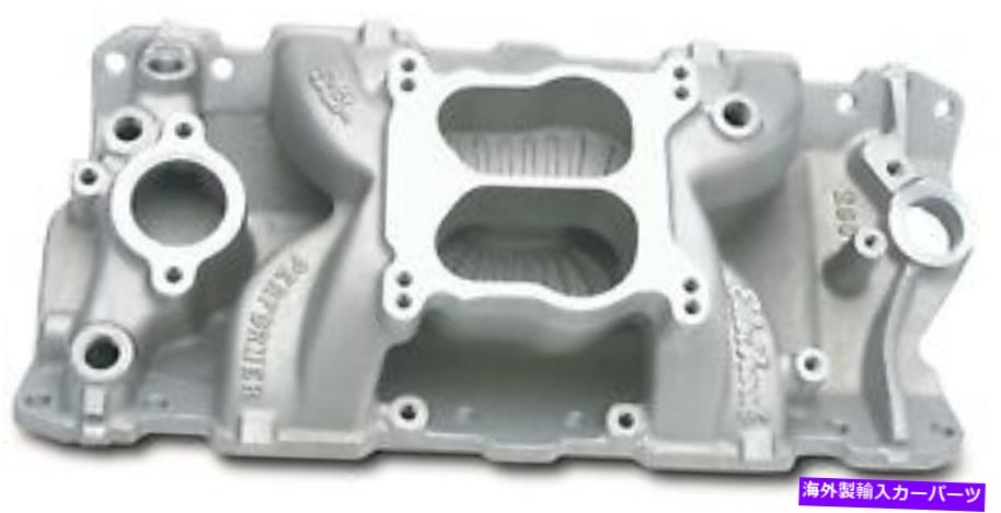 Intake Manifold Edelbrock 2601パフォーマーシリーズエアギャップ吸気マニホールド Edelbrock 2601 Performer Series Air-Gap Intake Manifold【並行輸入品】