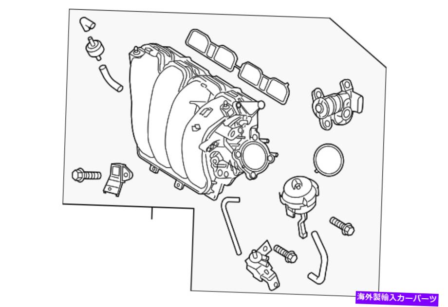 Intake Manifold 本物の現代摂取マニホールド28310-2E200 Genuine Hyundai Intake Manifold 28310-2E200【並行輸入品】|Us Custom Parts Shop USDM