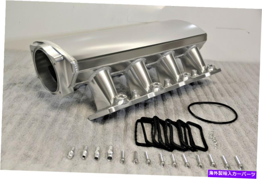 Intake Manifold 102mm T6061ロープロファイルアルミニウムLS1 LS2 LS6吸気マニホールド5.3L 6.0 5.7シルバー 102MM T6061 LOW PROFILE ALUMINUM LS1 LS2 LS6 INTAKE MANIFOLD 5.3L 6.0 5.7 SILVER【並行輸入品】