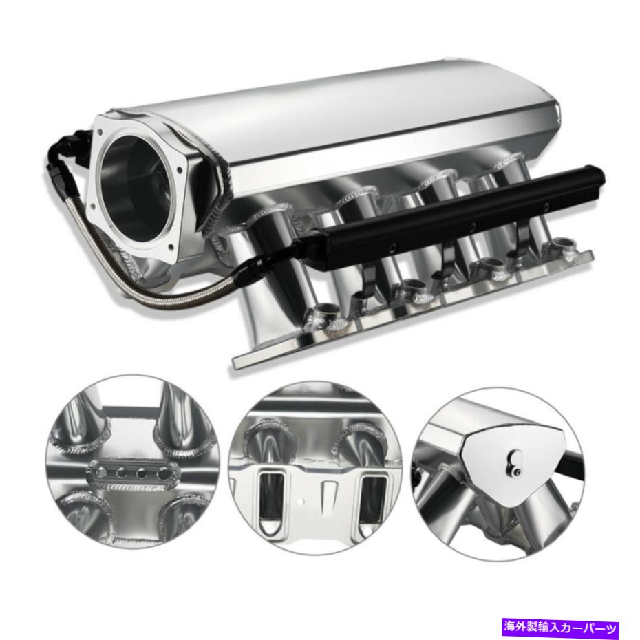 Intake Manifold LS1 LS2 LS6 4.8L 5.3L 5.7L 6.0L大聖堂摂取マニホールド92mmアルミニウムSL For LS1 LS2 LS6 4.8L 5.3L 5.7L 6.0L Cathedral Intake Manifold 92mm Aluminum SL【並行輸入品】
