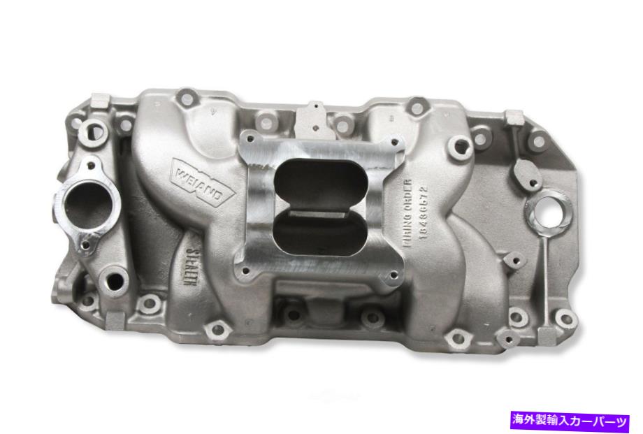 Intake Manifold エンジン吸気マニホールドビン:W、炭水化物低いweiand 8018 Engine Intake Manifold-VIN: W, CARB Lower WEIAND 8018【並行輸入品】