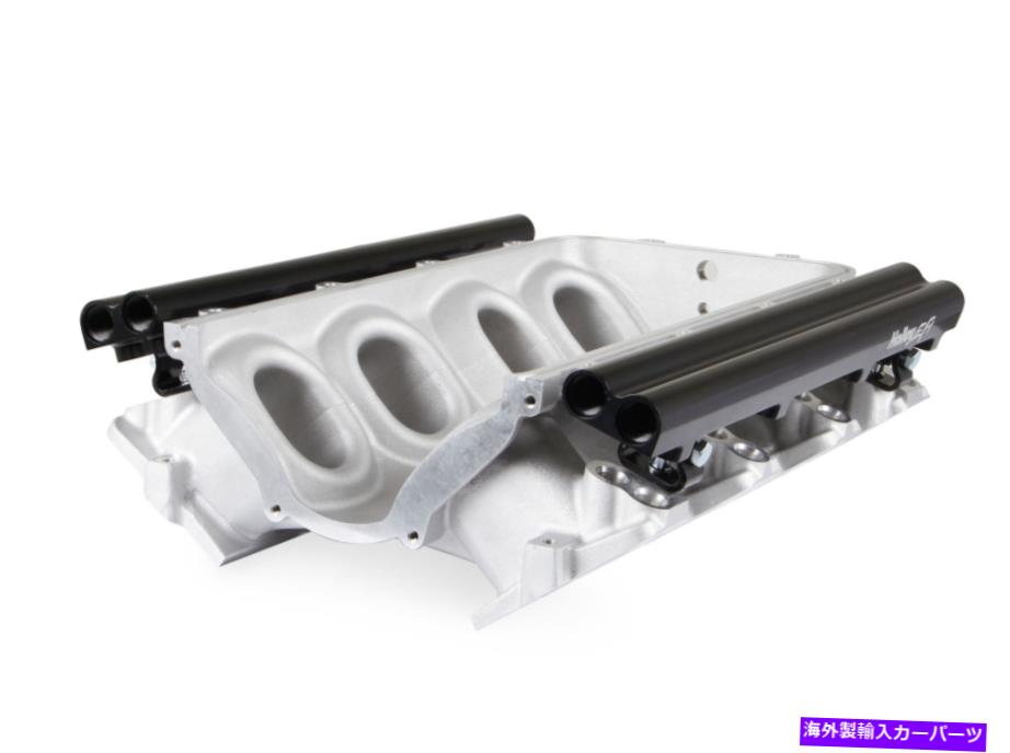 Intake Manifold HolleyEFI 300-603デュアル燃料インジェクターLS1 LO-RAMマニホールドベース Holley EFI 300-603 DUAL FUEL INJECTOR LS1 LO-RAM MANIFOLD BASE【並行輸入品】