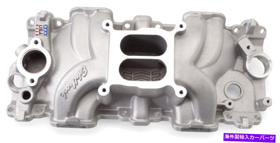 Intake Manifold Edelbrock 7158パフォーマーRPM吸気マニホールド Edelbrock 7158 Performer RPM Intake Manifold【並行輸入品】