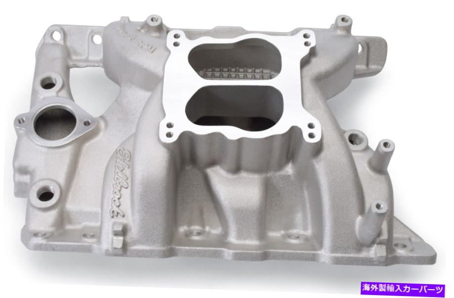 Intake Manifold Edelbrock 7156パフォーマーRPMポンティアック吸気マニホールド Edelbrock 7156 Performer RPM Pontiac Intake Manifold【並行輸入品】