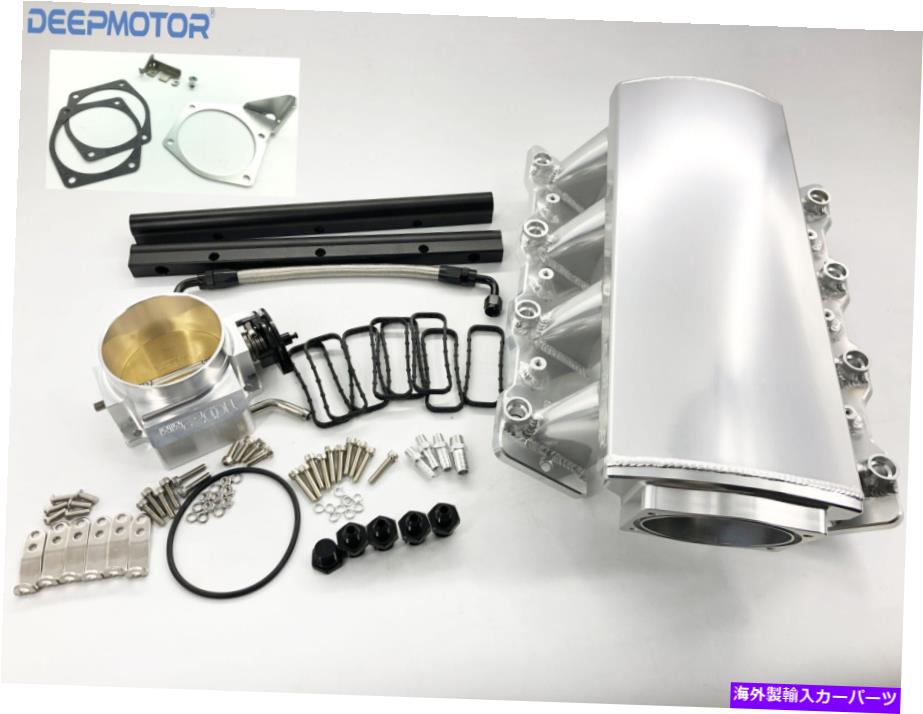 Intake Manifold 低吸気マニホールドLS1 LS2 LS6マップセンサーポート燃料レールスロットルボディブラケット Low Intake Manifold LS1 LS2 LS6 MAP Sensor Port Fuel Rail Throttle Body bracket【並行輸入品】