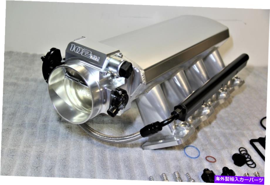 Intake Manifold 102mmアルミニウムLS1 LS2 LS6吸気マニホールド5.3L 6.0 5.7LスロットルボディW/ 102MM ALUMINUM LS1 LS2 LS6 INTAKE MANIFOLD 5.3L 6.0 5.7L SILVER W/ THROTTLE BODY【並行輸入品】