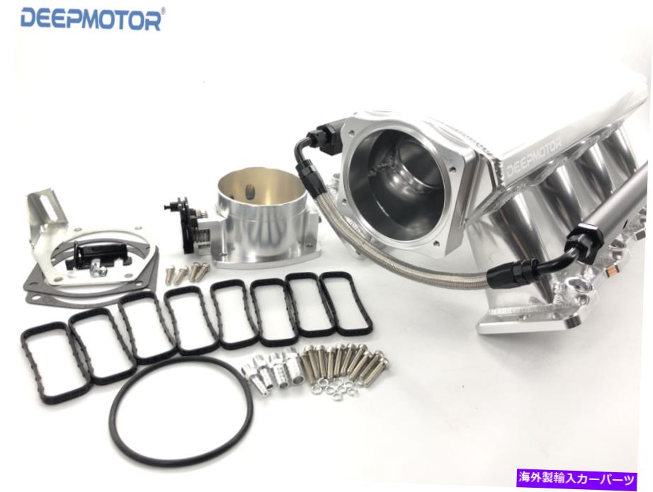 Intake Manifold LS3 L92吸気マニホールドW/マップセンサーポート燃料レール102mmスロットルボディブラケット LS3 L92 Intake Manifold W/ MAP Sensor Port Fuel Rail 102mm Throttle Body Bracket【並行輸入品】