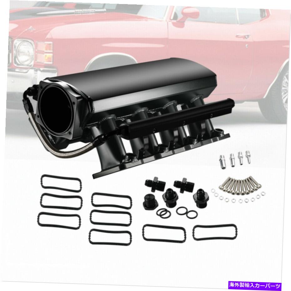 Intake Manifold 102mm LS1 LS2 LS6燃料レール付き高吸気マニホールド5.3L 5.7L 6.0L BK 102mm LS1 LS2 LS6 High Intake Manifold With Fuel Rail 5.3L 5.7L 6.0L BK【並行輸入品】