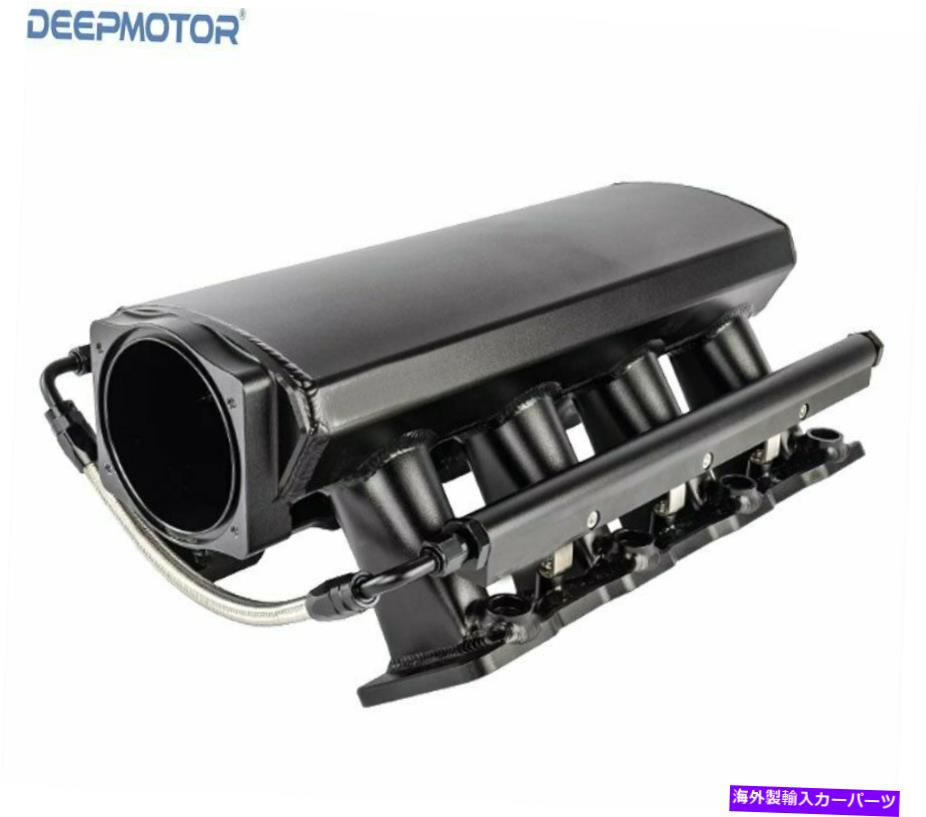 Intake Manifold LS1 LS2 LS6 102mmファブ吸気マニホールドw/マップセンサーポート+燃料レールブラック LS1 LS2 LS6 102mm Fab Intake Manifold W/ Map Sensor Port+ Fuel Rails Black【並行輸入品】