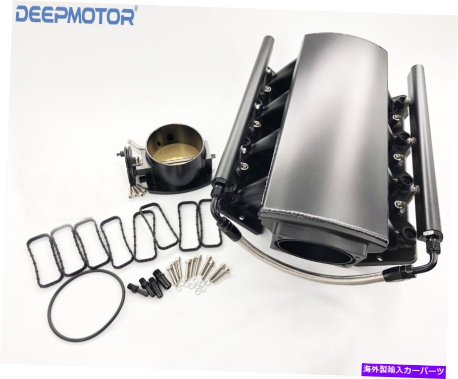 Intake Manifold LS3 L92インテークマニホールドWマップセンサー燃料レール102mmスロットルボディブラック LS3 L92 Intake Manifold W MAP Sensor Fuel Rails 102mm Throttle Body Black【並行輸入品】