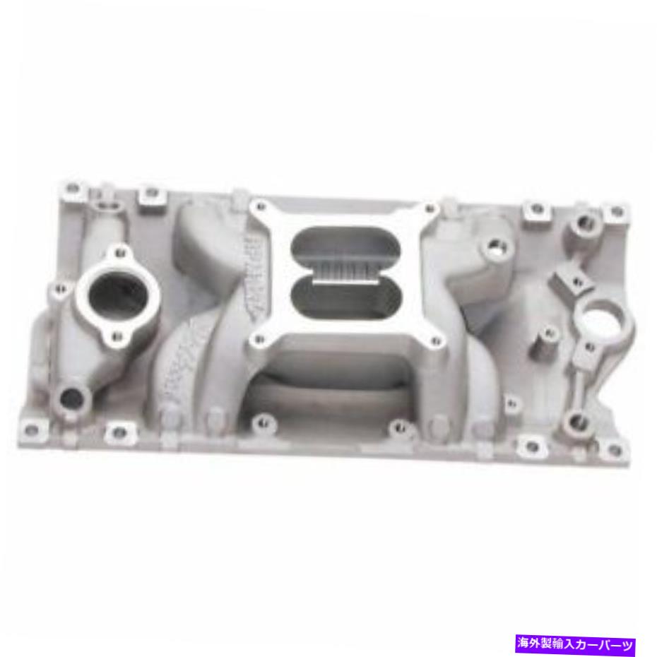 Intake Manifold Edelbrock 7516パフォーマーRPMエアギャップスモールブロックシボレーヴォルテック吸気マニホールド Edelbrock 7516 Performer RPM AIR-GAP Small Block Chevy Vortec Intake Manifold【並行輸入品】