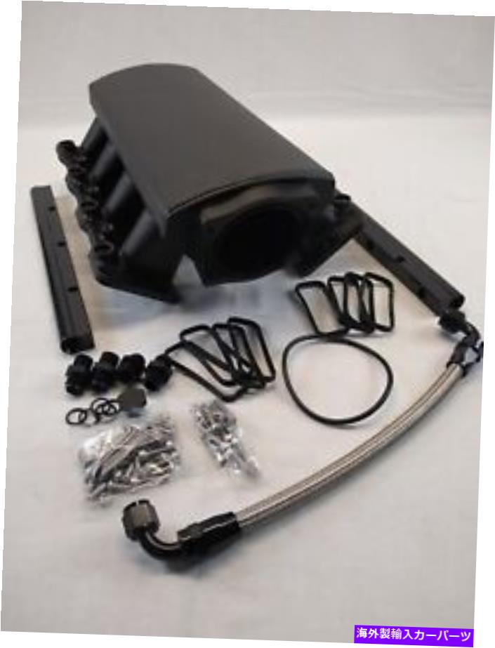 Intake Manifold LS1高層摂取量102mm Cathedral Port E42602bk LS1 HIGH RISE FABRICATED INTAKE 102MM CATHEDRAL PORT E42602BK【並行輸入品】