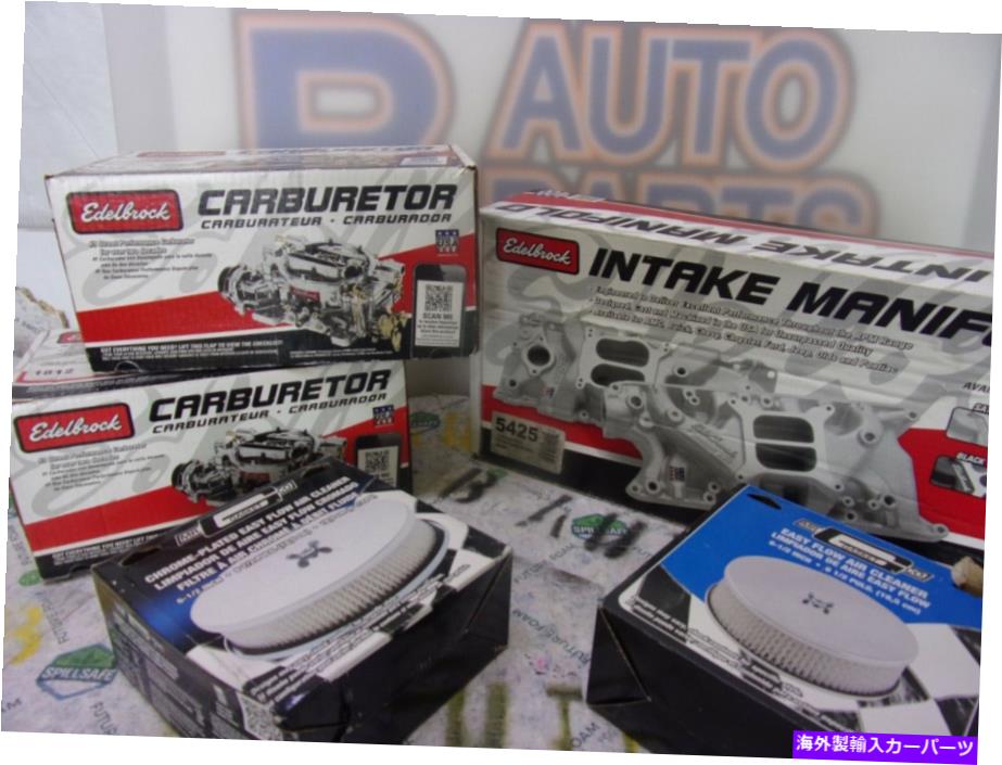 Intake Manifold Edelbrockキャブレター、吸気マニホールド、エアクリーナー Edelbrock Carburetor, Intake Manifold and Air Cleaners【並行輸入品】|Us Custom Parts Shop USDM