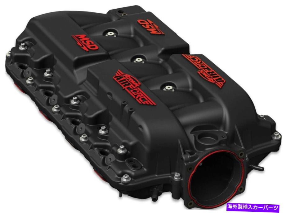 Intake Manifold 新しいMSDアトミックエアフォースLS7インテークマニホールド、ブラック/レッド、103mmスロットル、2014年カマロ NEW MSD ATOMIC AIRFORCE LS7 INTAKE MANIFOLD,BLACK/RED,103MM THROTTLE,2014 CAMARO【並行輸入品】