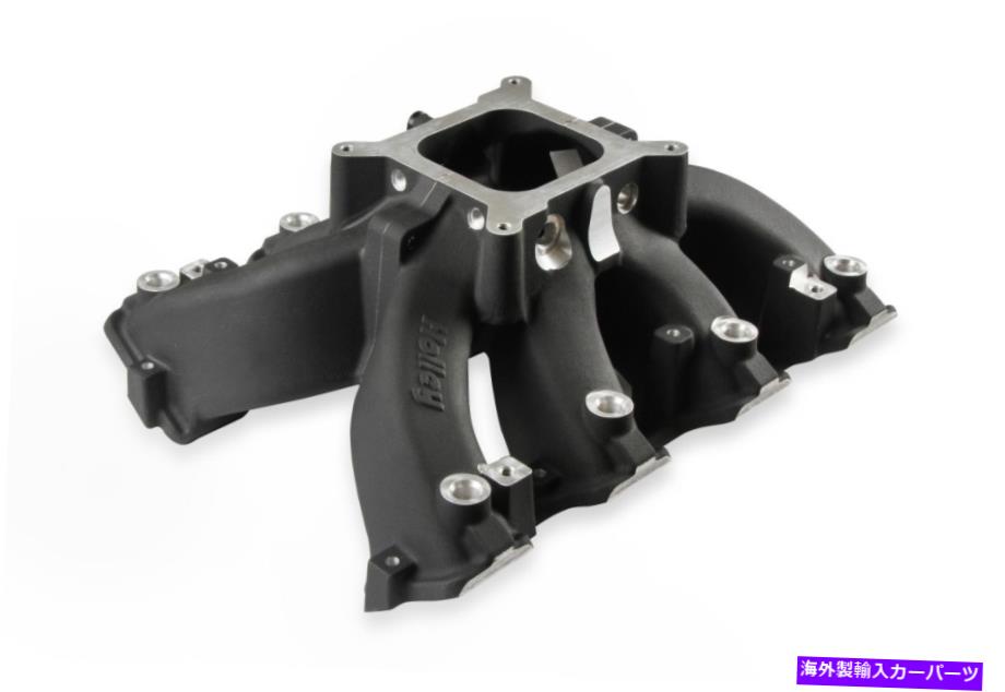 Intake Manifold Holley 300-255BK HolleyシングルプレーンEFIスプリットデザインレース摂取マニホールド - ... Holley 300-255BK Holley Single Plane EFI Split-Design Race Intake Manifold- ...【並行輸入品】